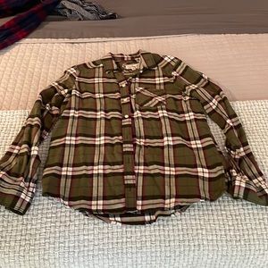 Express xs flannel shirt